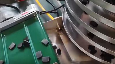 Cold feed gear pump preformer with spiral cooling conveyor
