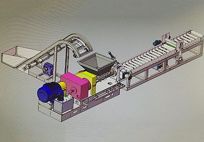 Hot Feed Rubber Extruder Strainer